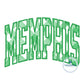 Memphis Arched Applique Embroidery Satin Stitch Six Sizes 5x7, 8x8, 9x9, 6x10, 7x12, and 8x12 Hoop