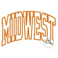 MIDWEST Arched Satin Applique Embroidery Design Five Sizes 8x8, 9x9, 6x10, 7x12, and 8x12 Hoop