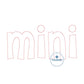Mini Applique Embroidery Design Raggy Edge Stitch Grandma Mother's Day Gift Three Sizes 5x7, 6x10, and  8x12 Hoop