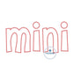 Mini Applique Embroidery Design Satin Edge Stitch Grandma Mother's Day Gift Three Sizes 5x7, 6x10, and  8x12 Hoop