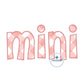 Mini Applique Embroidery Design ZigZag Edge Stitch Grandma Mother's Day Gift Three Sizes 5x7, 6x10, and  8x12 Hoop