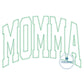 Momma Arched Applique Embroidery Design ZigZag Stitch Six Sizes 5x7, 8x8, 9x9, 6x10, 7x12, and 8x12 Hoop