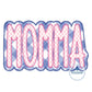 Momma Double Layer Applique Embroidery Machine Design Zigzag Stitch Five Sizes 5x7, 8x8, 9x9, 6x10, and 7x12 Hoop