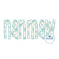 Nanmaw Applique Embroidery Raggy Bean Edge Stitch Grandma Grandmother Mother's Day Gift One Size 8x12 Hoop