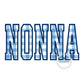 NONNA Academic Satin Applique Embroidery Design Five Sizes 5x7, 8x8, 9x9, 6x10, 7x12 Hoop Grandma Mother's Day Gift