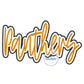 Panthers Puff 3D Foam Satin Outline Embroidery Design Five Sizes 5x7, 8x8, 9x9, 6x10, and 7x12 Hoop