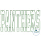 PANTHERS Applique Embroidery Design Machine Embroidery ZigZag Edge Five Sizes 5x7, 8x8, 9x9, 6x10, and 7x12 Hoop