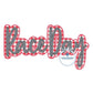 RACE DAY Applique Embroidery Design Double ZigZag Stitch Two Layer Three Sizes 9x9, 6x10, and 7x12 Hoop