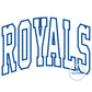 ROYALS Arched Applique Embroidery Design Machine Embroidery Satin Edge Six Sizes 5x7, 8x8, 9x9, 6x10,  7x12, and 8x12 Hoop