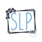 SLP Cheetah Square Embroidery Satin Stitch One Size 4x4 Left Chest Pocket Size Speech Language Pathologist