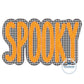 SPOOKY Two Layer Applique Machine Embroidery Design ZigZag Stitch Four Sizes 5x7, 8x8, 6x10, 7x12 Hoops