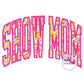 SHOWMOM Arched Applique Embroidery Design Satin Edge Four Sizes 9x9, 6x10, 7x12, and 8x12 Hoop