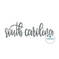 South Carolina SC Embroidery Design Satin Stitch One Size 8x12 hoop