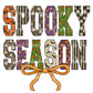Spooky Season With Bow Cute Print PNG Hand Drawn Digital File