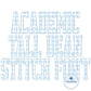 Tall Academic Bean Applique Embroidery Font Six Sizes 3, 4, 5, 6, 7, and 8 Inch, plus Native BX