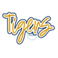 Tigers Puff 3D Foam Satin Outline Embroidery Design Six Sizes 5x7, 8x8, 9x9, 6x10, 7x12, and 8x12 Hoop