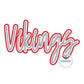 Vikings Puff 3D Foam Satin Outline Embroidery Design Five Sizes 5x7, 8x8, 9x9, 6x10, and 7x12 Hoop