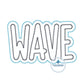 WAVE Applique Embroidery Two Layer Design Machine Embroidery Two Color ZigZag Edge Four Sizes 5x7, 8x8, 6x10, and 8x12 Hoop