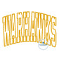 WARHAWKS Arched Satin Applique Embroidery Design Machine Embroidery Three Sizes 6x10, 7x12, and 8x12 Hoop