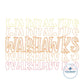 WARHAWKS Repeat Bean Stitch Embroidery Design Machine Embroidery Five Sizes 5x7, 8x8, 6x10, 7x12, and 8x12 Hoop
