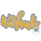 WARHAWKS Two Layer ZigZag Script Applique Embroidery Design Machine Embroidery Two Sizes 11 & 12 inch