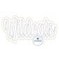 WILDCATS Raggy Applique Embroidery Script Two Layer Machine Embroidery Bean Edge Five Sizes 5x7, 8x8, 9x9, 6x10, and 7x12 Hoop