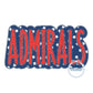 Applique Embroidery ADMIRALS Two Layer Design Machine Embroidery Two Color ZigZag Edge Four Sizes 5x7, 8x8, 6x10, 8x12 Hoop
