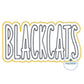 BLACKCATS Applique Embroidery Two Layer Design Machine Embroidery Two Color ZigZag Edge Four Sizes 5x7, 8x8, 6x10, 7x12 Hoop