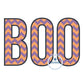 BOO Applique Machine Embroidery Design Satin Stitch Four Sizes 5x7, 8x8, 6x10, 8x12 Hoop