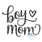 Boy Mom Satin Script Embroidery Design Satin Stitch Two Sizes Hat and Left Chest 4x4 Hoop