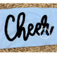 Cheer Chenille Yarn Applique Embroidery Design Four Sizes 5x7, 8x8, 6x10, and 7x12 Hoop