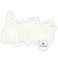 DRAGONS Two Layer Bean (Raggy) Edge Script Applique Embroidery Machine Embroidery Five Sizes 5x7, 8x8, 6x10, 7x12, 8x12 Hoop