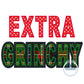 Extra Grinchy Satin Applique Embroidery Design Satin Stitch Edge Three Sizes: 6x10, 7x12, and 8x12 hoop