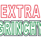 Extra Grinchy Satin Applique Embroidery Design Satin Stitch Edge Three Sizes: 6x10, 7x12, and 8x12 hoop