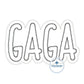 GAGA Applique Embroidery Design Two Layer Zigzag Stitch Four Sizes 5x7, 6x10, 8x8, 8x12 Hoop