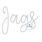 JAGS Script Chenille Yarn Applique Design Machine Embroidery Four Sizes 5x7, 8x8, 6x10, 7x12 Hoop