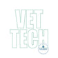 VET TECH Block Applique Embroidery Design Zigzag Stitch for 8x8, 6x10 and 7x12 Hoop
