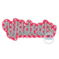 WILDCATS Applique Embroidery Script Two Layer Machine Embroidery ZigZag Edge Three Sizes 8x8, 6x10, and 8x12 Hoop