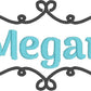 Monogram Frames Whimsical Embroidery 4x4 Name Borders 3 Designs 2 Stitch Styles Total 6 Designs