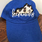 Kentucky Applique or Your State Embroidery Design Script Satin Stitch Machine Embroidery Hat Hoop