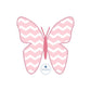 Butterfly Applique Embroidery Design File Machine Embroidery Satin Edge, Zigzag Edge, and Stem Edge 4x4 Hoop