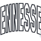 Tennessee Arched Applique Embroidery Satin Stitch Four Sizes 5x7, 8x8, 6x10, and 8x12 Hoop