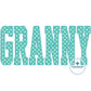 Granny Applique Embroidery Design Diamond Stitch Four Sizes 5x7, 6x10, 8x8, 8x12 Hoop
